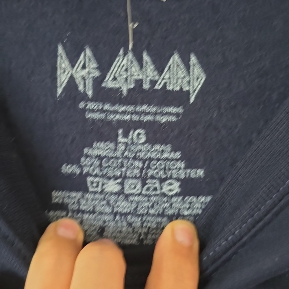 Def Leppard Pyromania 1987 United States Tour Crewneck Sweatshirt Size L - Picture 3 of 3